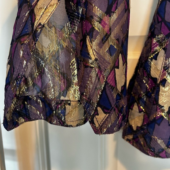 Tory Burch Brand new purple long sleeve blouse - Picture 6 of 8